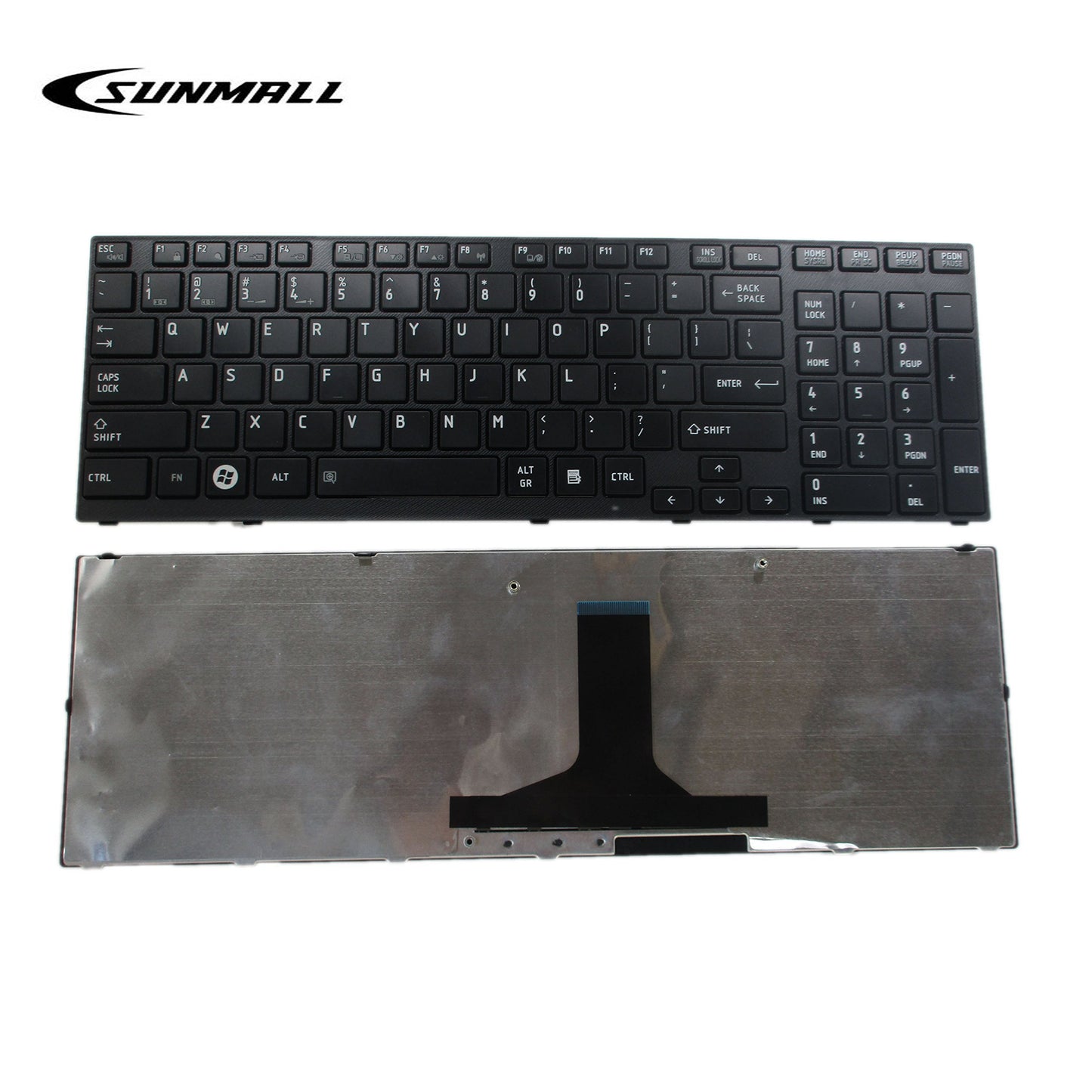 SUNMALL P755 Keyboard Replacement, Laptop Keyboard Replacement Compatible with Toshiba Satellite P750 P750D P755 p755-s5320 P770 P770D P775 p775-s7215
