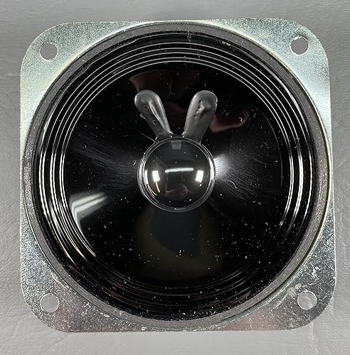 SCFM Replacement 3.5" Black Speaker Cone, Security Speaker Cone, Wired, Corded Electric, Compatible with NuTone Door Speakers IS69 IS67 IS70 IS54 IS55