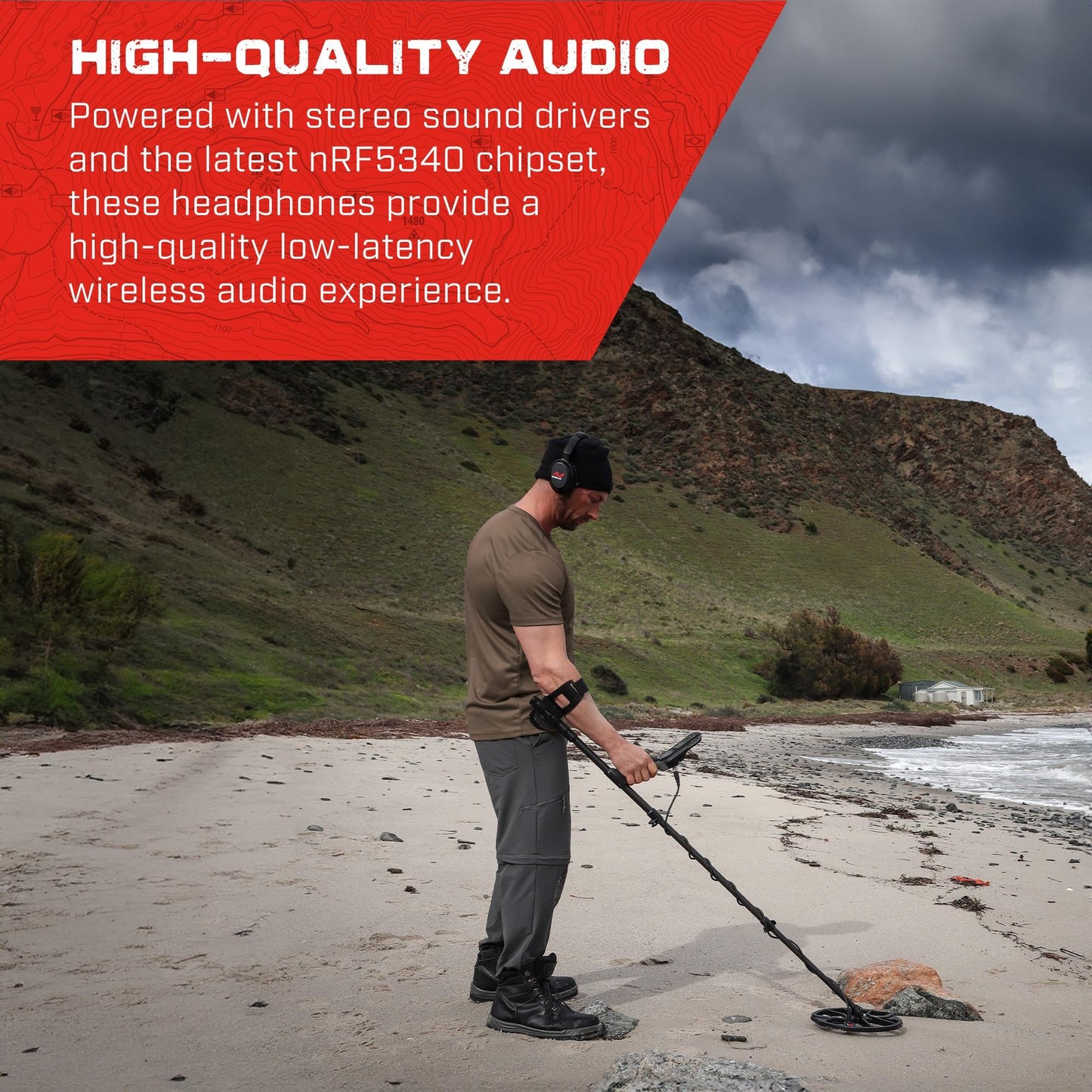 Wireless Minelab ML 85 Headphones (X-Terra Pro, Equinox 700/900, Manticore) by Minelab