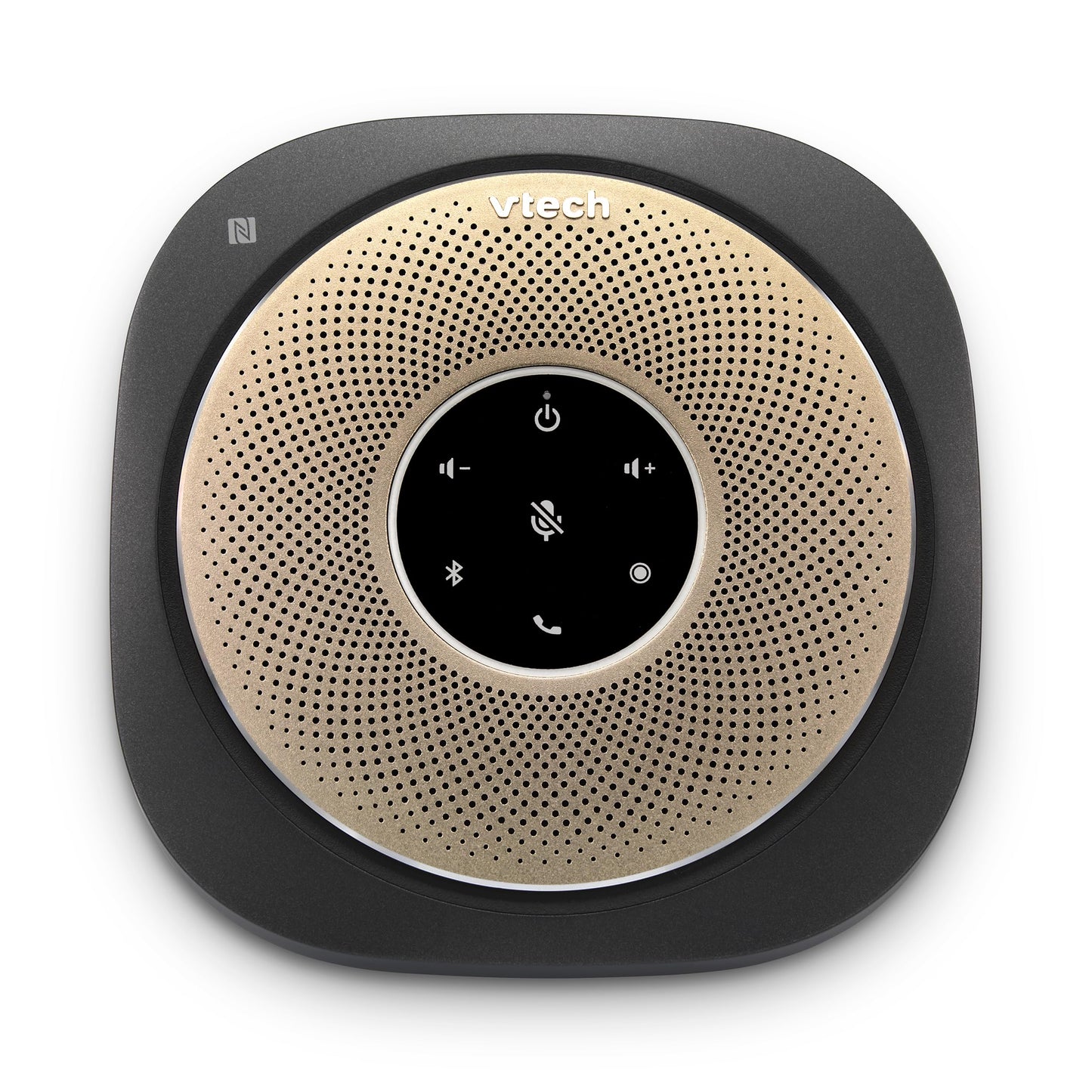 VTech VCS601-2 Bluetooth Conference Speakerphone - 360° Premium Voice Pickup with 6 Microphones, Smart NFC Connect, 24H Call Time with HD Audio