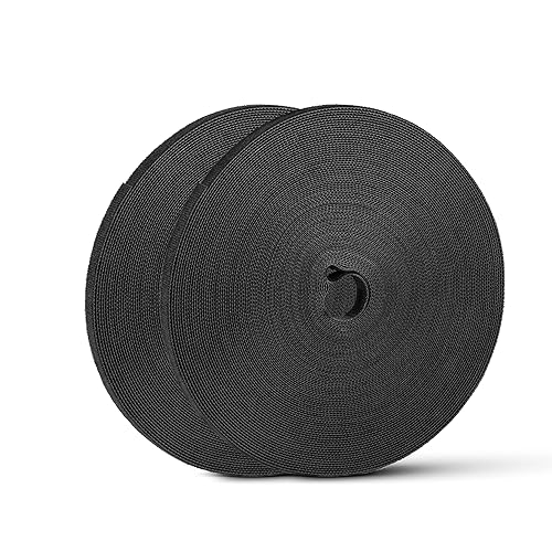 54 Yards x 1/2 Inch Reusable Cable Ties - BSELEYY Adjustable Cord Straps Cable Management Tape Cord Organization Straps Hook Loop Tape Cord Wrap