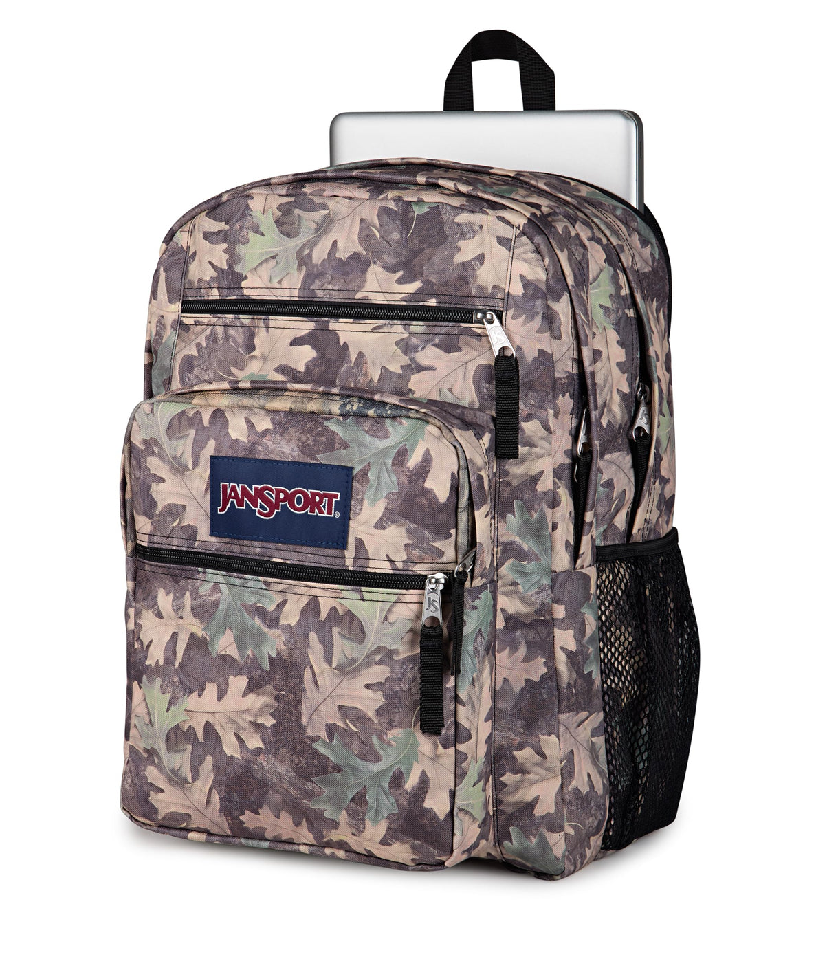 JanSport 34L Big Backpack - 15 Inch Laptop Sleeve, Woodland Camo