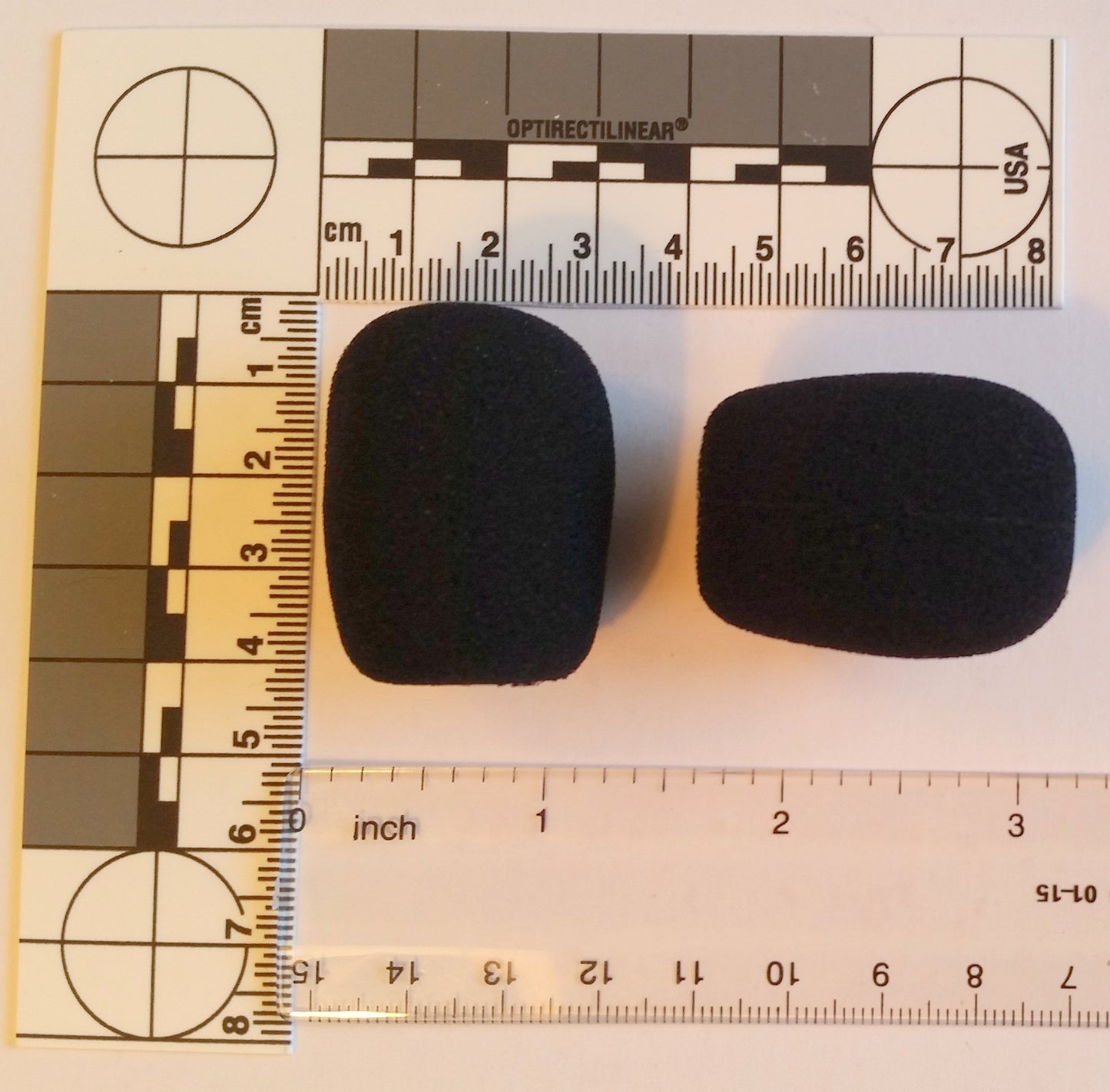 Compete Audio CA132 Larger Foam Microphone Windscreens (Microphone Covers) 3-Pack Desktop/Headset Fitness Instructor/Gamer Pack Black