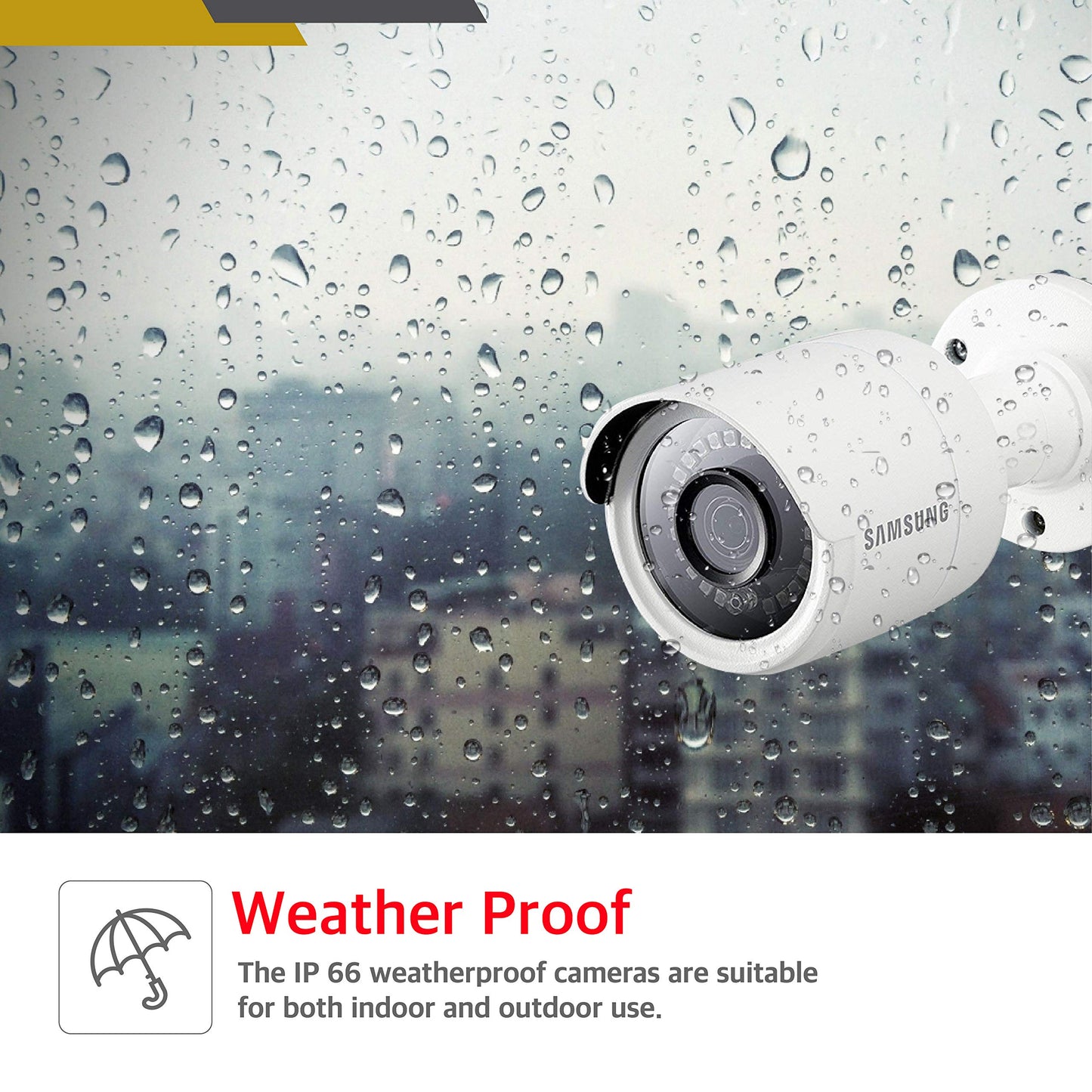 Samsung Wisenet SDC-89440BB-2PK - 4MP Weatherproof Bullet Camera (2-Pack) Compatible with SDH-C85100BF