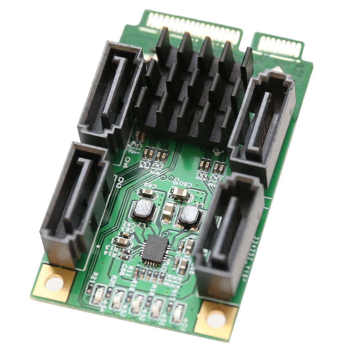 IO Crest 4 Port SATA III Mini Pci-E Controller Card Components Other SI-MPE40125