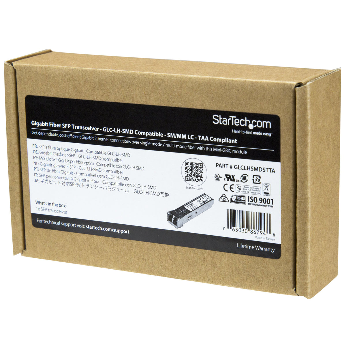 StarTech Cisco GLC-LH-SMD Compatible SFP Module, ASR920, TAA (GLCLHSMDSTTA)