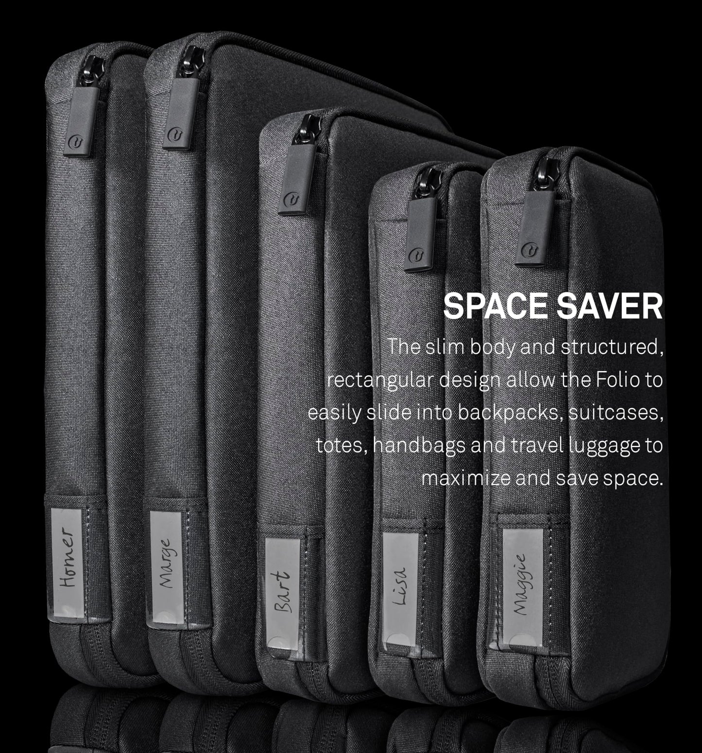 UT Wire Folio Tech Gear Pouch 2L Personal, Family, Work Travel Organizer for Electronic Essentials, Cables Chargers & Tech Accessories, with Label