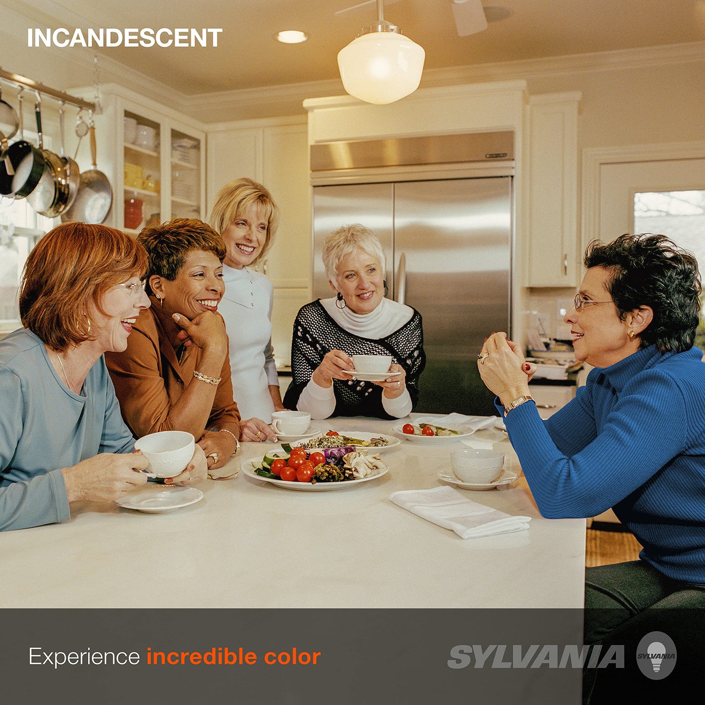 Sylvania Incandescent G25 E26 Globe 40 Watt Vanity Light Bulbs, 6 Pack