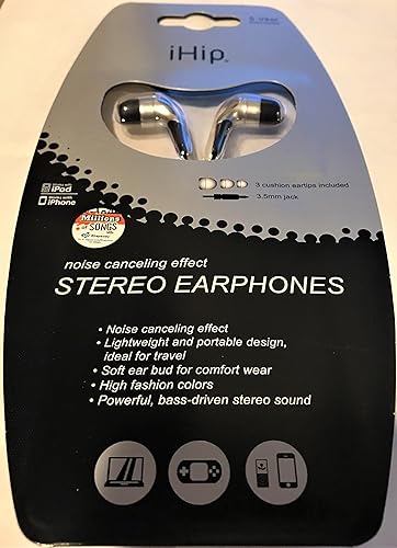 Ihip Headphones, Silver Ipep26s