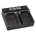 BM Premium VW-VBK180, VW-VBK360, VBT190, VBT380 USB Dual Battery Charger for Panasonic Camcorders
