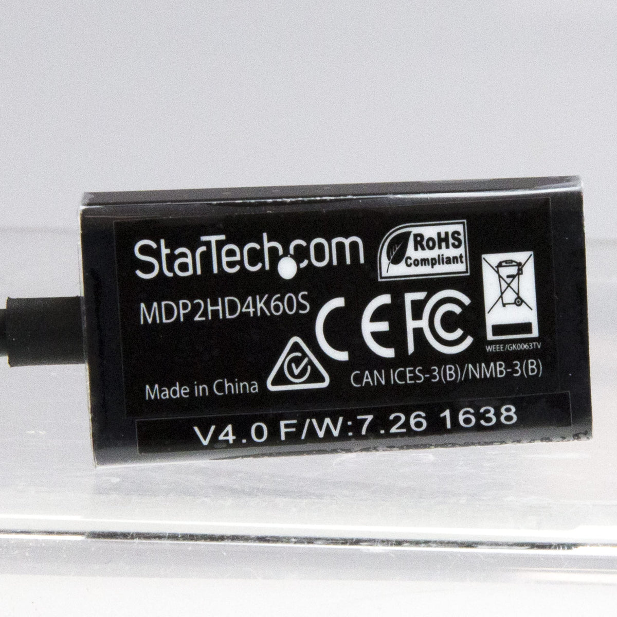 StarTech Active Mini DP to HDMI 2.0 Adapter, 4K 60Hz (MDP2HD4K60S)