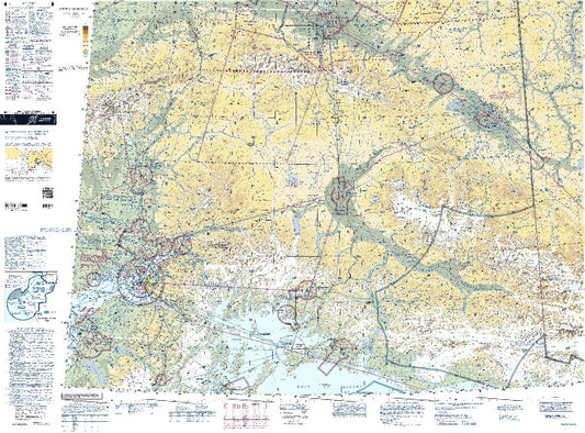 FAA Chart: VFR Sectional Anchorage SANC (Current Edition)