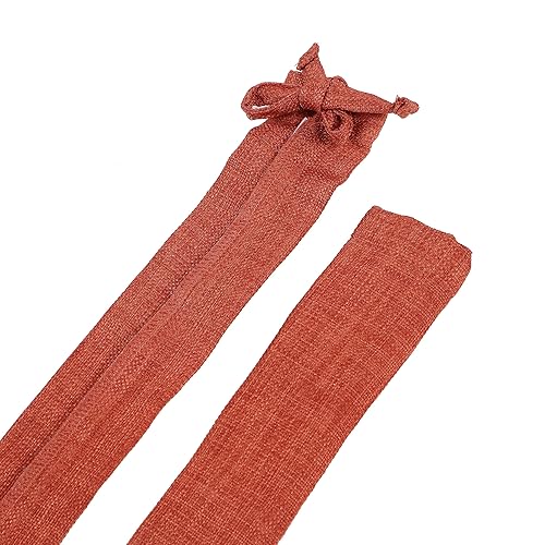 Aspen Creative 15006-21A, 6' Old Rose Burlap Texture Fabric Cord & Chain Cover, Easy to Install for Lighting Fixture, Cable Management, Lamp Wire