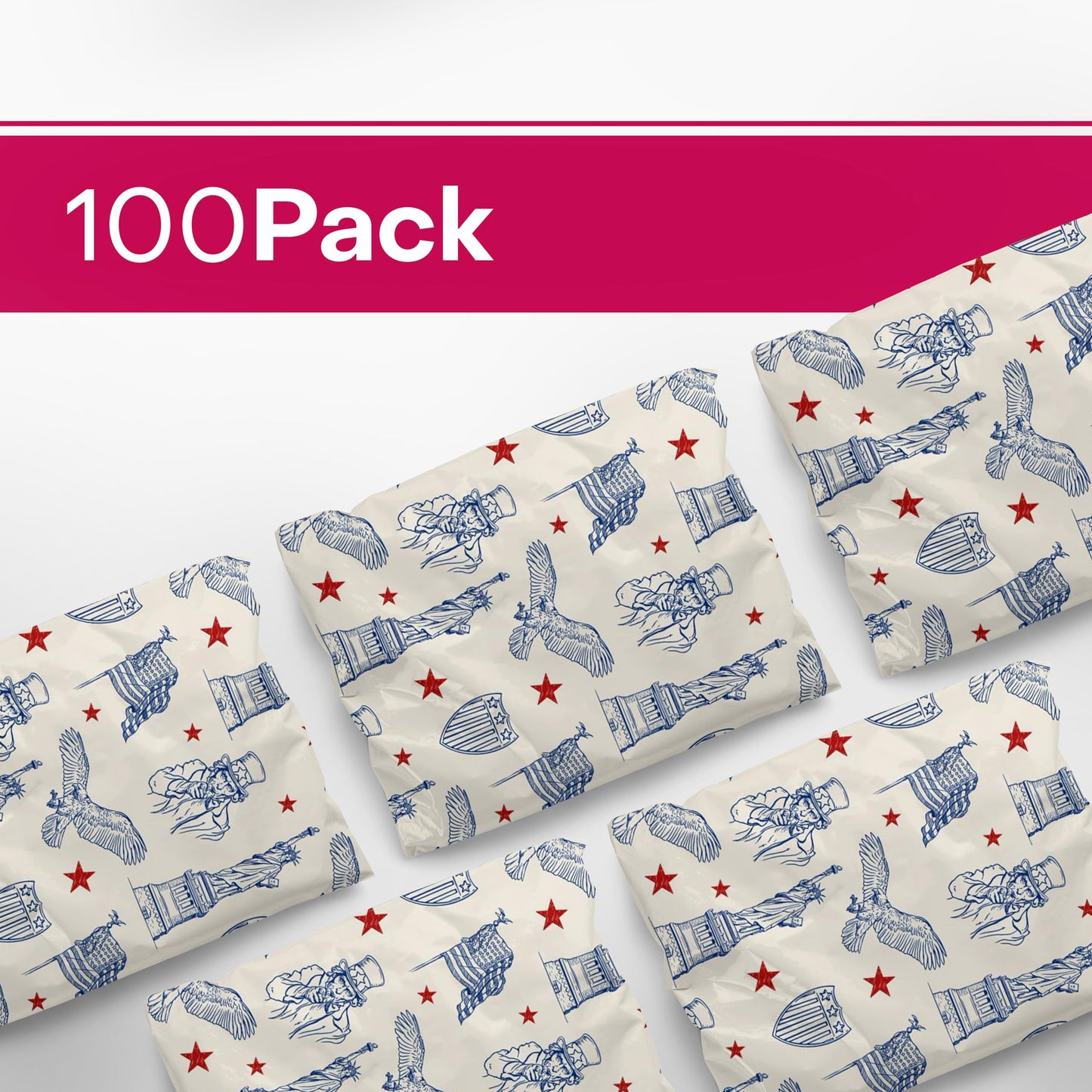 Package Mint Poly Mailers 10 x 13 100 Pack | Waterproof & Tear Resistant Mailing Envelopes for Small Business Supplies | Shipping Bags for Clothes |