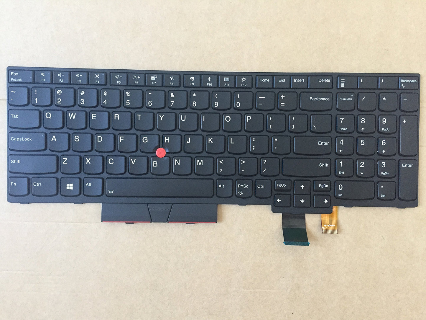 Original New For Lenovo IBM ThinkPad T580 20L9 20LA US Black Backlit Keyboard