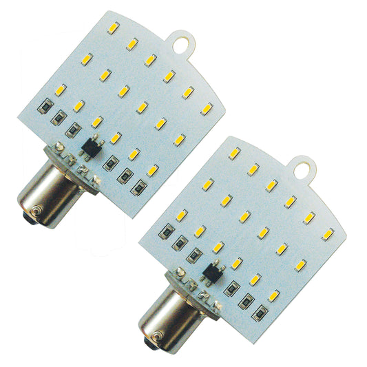 Diamond Group by Valterra Products Group by Valterra 1141 and 1156 LED Replacement Flat Bulb, Fully Dimmable, 180LUM, 5500K, 0.12A, 20W (2 Pack)