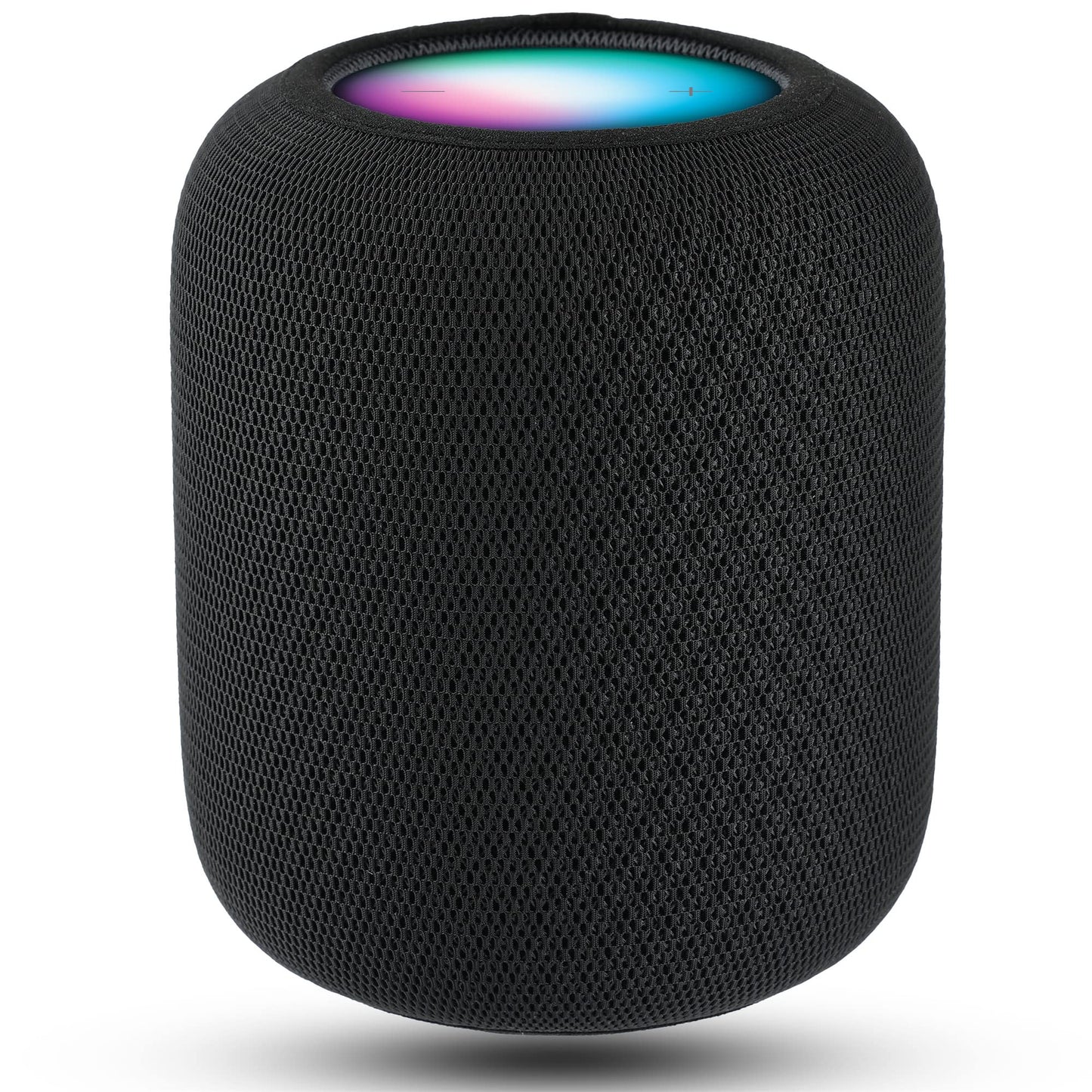 BANGCHEER Speaker Dust Cover Suitable for Homepod 2 gen Speaker, Mesh Cloth, Smart Cover with Charging Hole, High-Grade Nylon,Black,Pack of 1