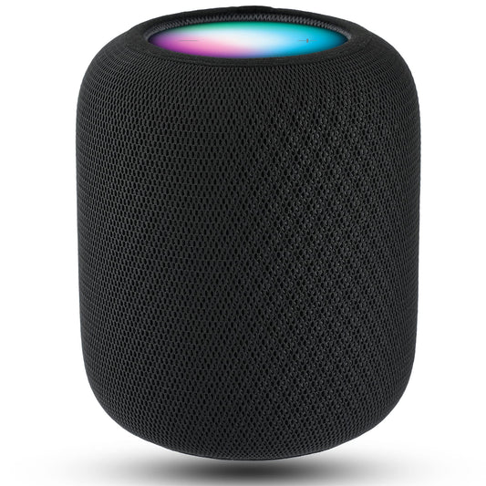 BANGCHEER Speaker Dust Cover Suitable for Homepod 2 gen Speaker, Mesh Cloth, Smart Cover with Charging Hole, High-Grade Nylon,Black,Pack of 1