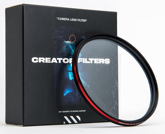 Creator FX Fractal Light Flare Lens Filter | Random Dazzling Light Streaks Special Effects Filter (Fits 77mm, 72mm, 67mm)
