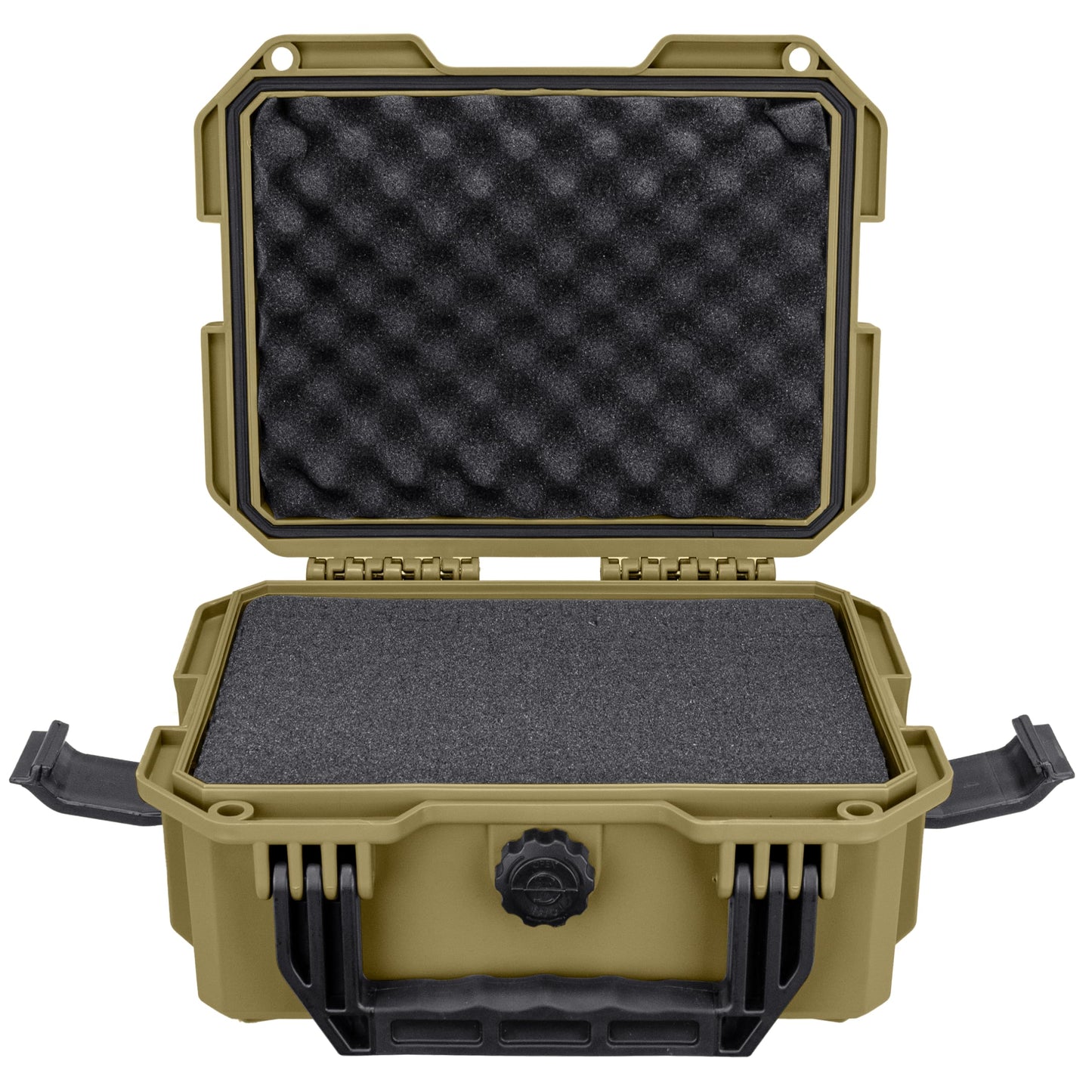 Eylar 11.8" Intact Series Compact Hard Camera Case, Lightweight and Durable Stacker Design with Foam (Dark Earth)
