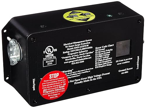 Progressive International Progressive Industries EMS-LCHW30 Hardwired RV Surge and Electrical Protector - 30 Amp