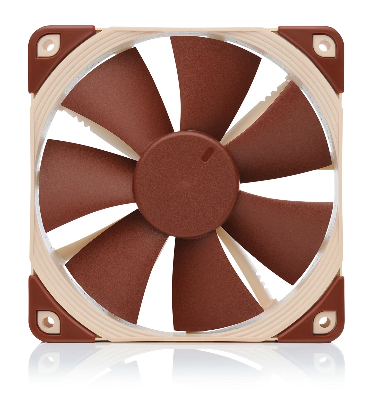 Noctua NF-F12 5V PWM, Premium Quiet Fan with USB Power Adaptor Cable, 4-Pin, 5V Version (120mm, Brown)
