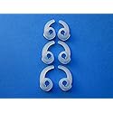 6pcs: 3 Pairs S/M/L Left and Right Side Ear Stabilizers Helper Eartips Compatible with Jaybird Bluebuds X in Ear Earphones Headphones