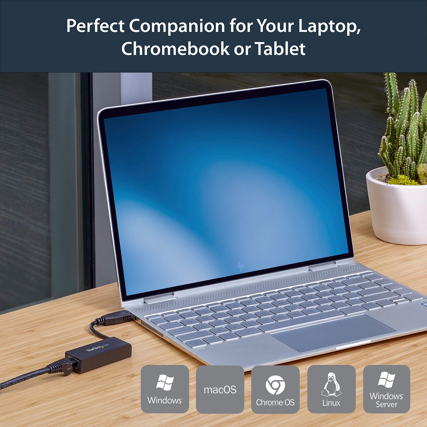 StarTech USB 3.0 to Gigabit Ethernet NIC Network Adapter - USB to RJ45 for 10/100/1000 Network