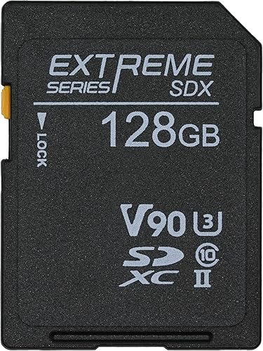 Novachips 128GB Extreme SDXC V90 UHS-II Memory Card - Nikon/Panasonic/Canon/Sony/Fujifilm (NP467C128GZX3)