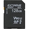 Novachips 128GB Extreme SDXC V90 UHS-II Memory Card - Nikon/Panasonic/Canon/Sony/Fujifilm (NP467C128GZX3)