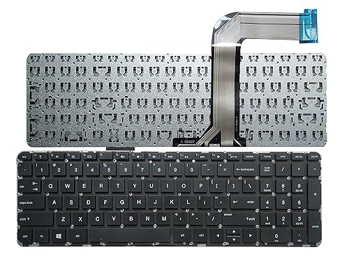 New Laptop Replacement Keyboard Fit HP Pavilion 15-P012ST 15-P014ST 15-P015ST 15-P017ST 15-P043CL 15-P133CL 15-P157CL US Layout