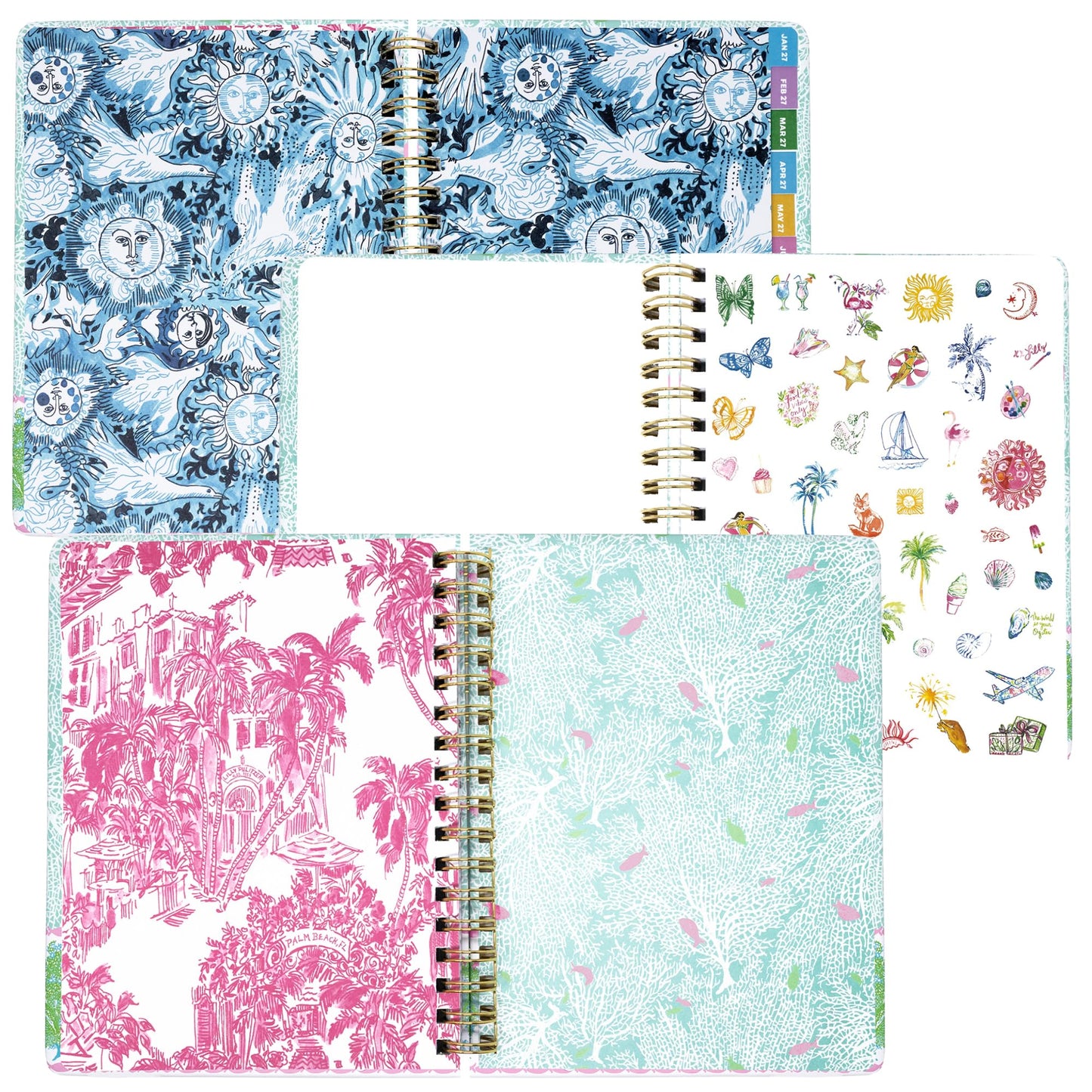 Lilly Pulitzer 17-Month Large 2026-2027 Planner, Fantastical for Home