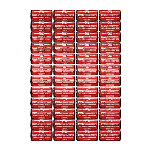 SureFire SF123A Lithium Batteries, 48-Pack