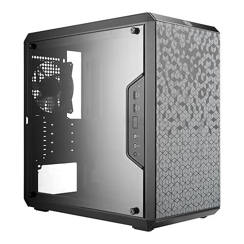 Cooler Master MasterBox Q300L Micro-ATX PC Case - Compact mATX Computer Case with Magnetic Dust Filters, Modular Adjustable I/O Panel, Perforated