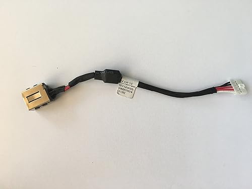 DC-in Jack for Dell Latitude E5440 GCX6J, Power Jack Harness Port Connector Socket with Wire Cable