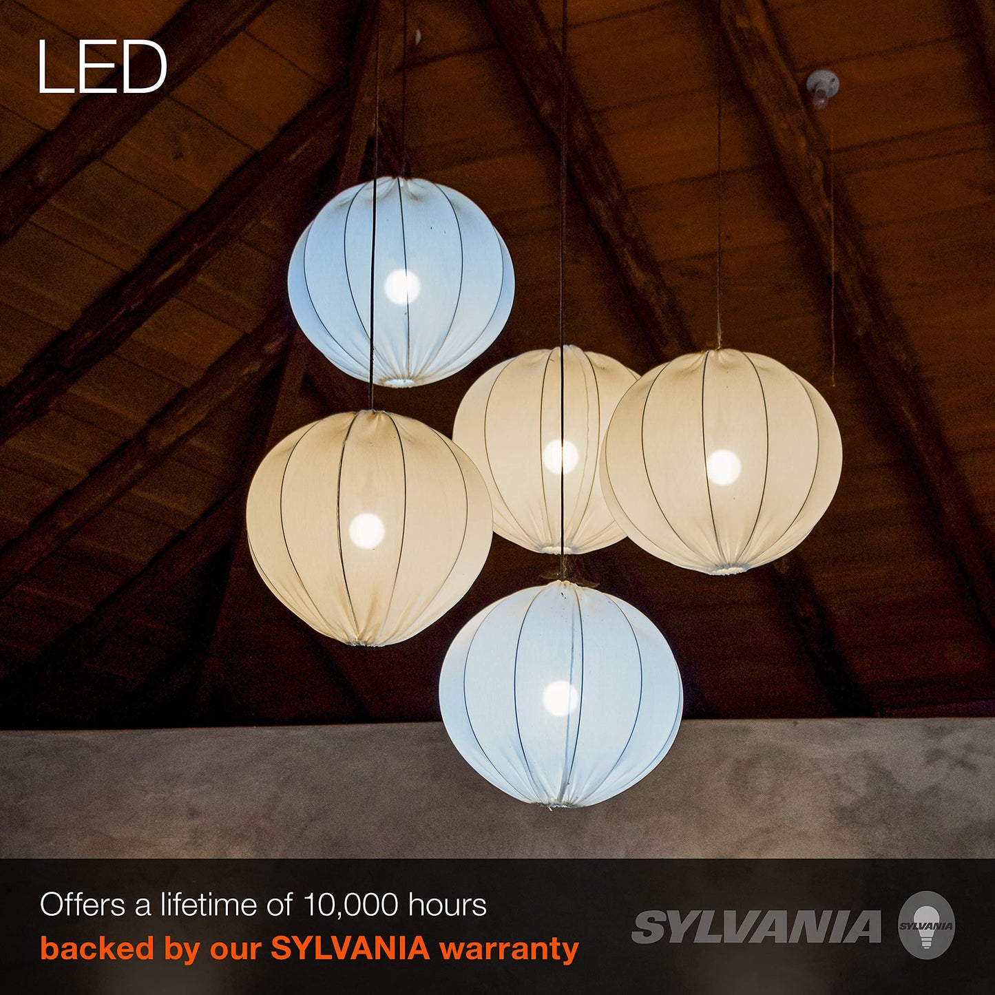Sylvania ECO LED Light Bulb, G25 Globe, 40W Equivalent, Efficient 3.5W, 7 Year, 325 Lumens, Frosted, 2700K, Soft White - 3 Pack (40880)