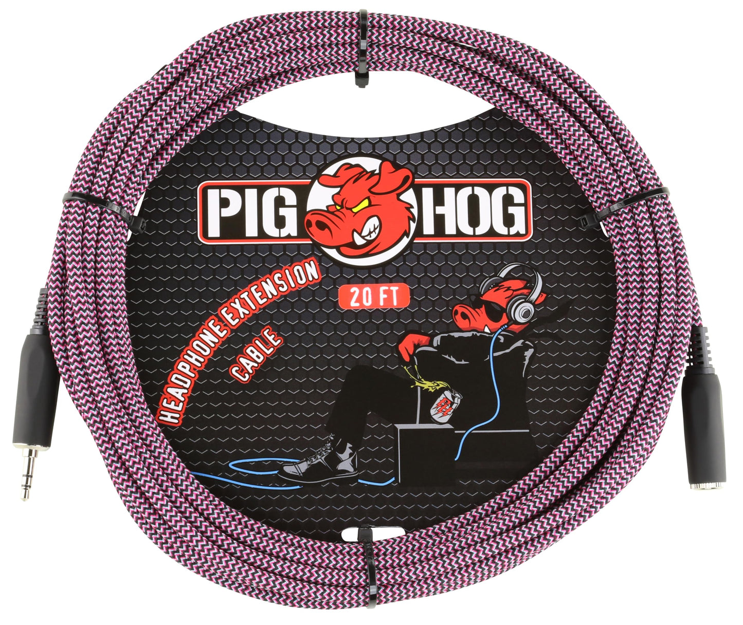 Pig Hog PHX35-20RPP Headphone Extension Cable 20ft
