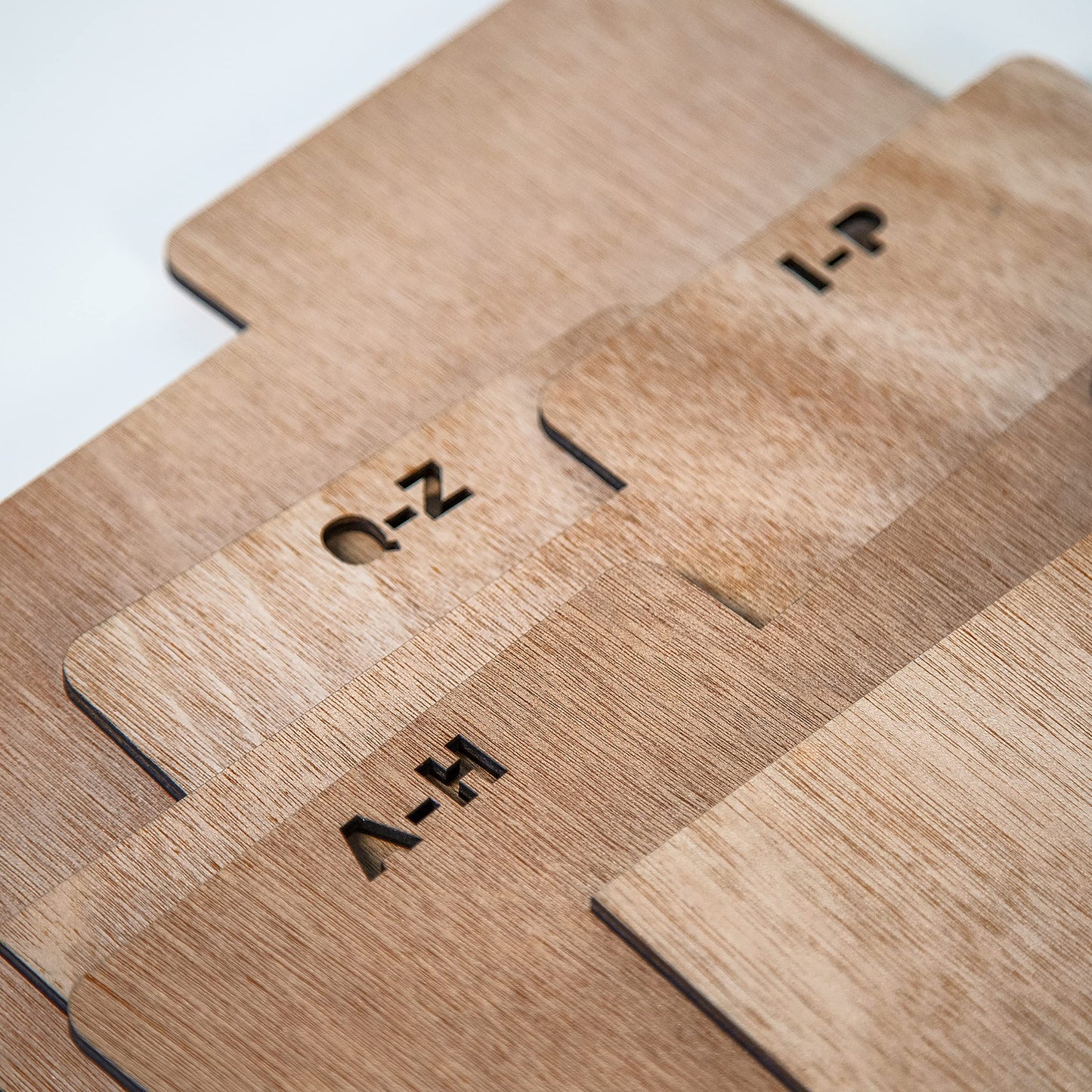 Crosley AC1045A-NA A-Z Wooden Crate Dividers (Set of 5), Natural