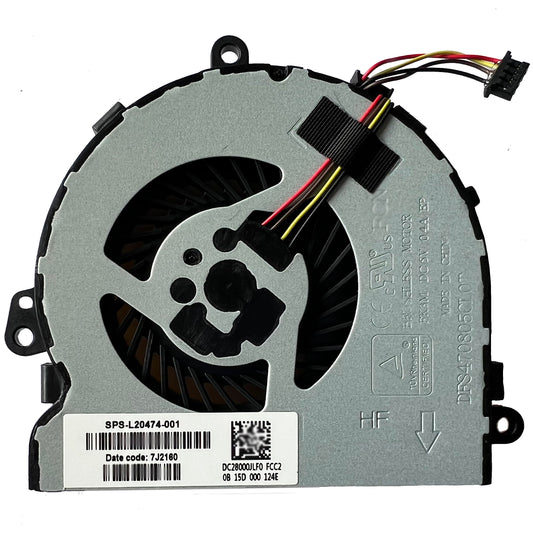 HK-part Fan Replacement for HP 15-DB0066WM 15-DB0011DX 15-DB0005DX 15-DB0038CA CPU Cooling Fan SPS L20474-001 UMA