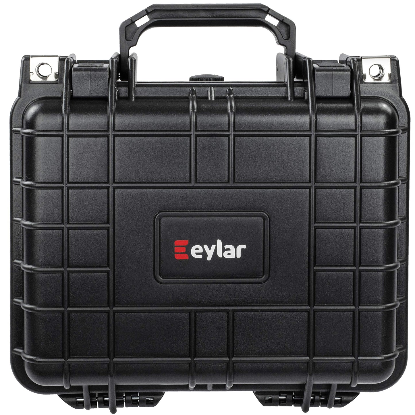 Eylar Small 10.62" Deep Gear, Equipment, Hard Camera Case Waterproof with Foam (Black) TSA Standards