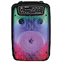 IQ Sound IQ-7008DJBT 8-Inch Portable Bluetooth Speaker Unleash dynamic sound with TWS Technology, LED Light Show, Multiple Inputs, FM Radio, Mic