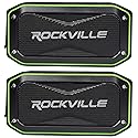 Rockville Portable Audio Bundle: (2) ROCK ANYWHERE Waterproof Bluetooth Speakers, TWS Stereo Linking, 2-items