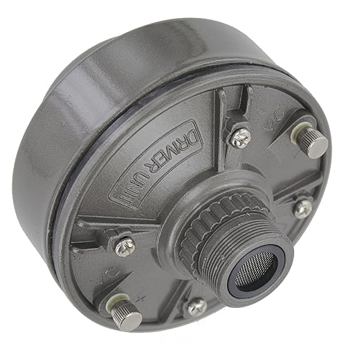 MIYAKO 100W 16 Ohms Mid Range Speaker Compression Driver - 160Hz to 8KHz Frequency, Aluminum Body and Neodymium Diaphragm (DU-100)