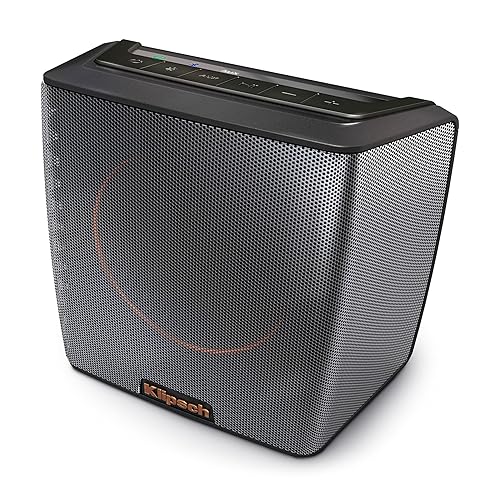 Klipsch Groove Portable Wireless Bluetooth Speaker with Long-Lasting Battery Life and Highly-Rated Bluetooth Connection (Black)