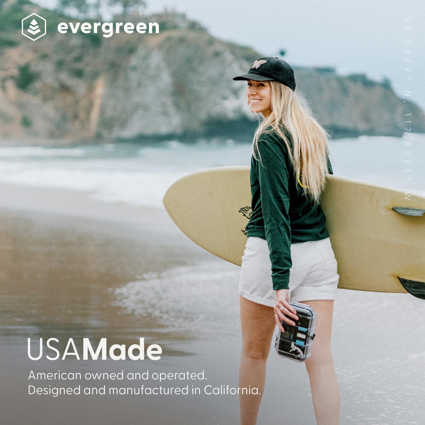 Evergreen Dry Box - Protective Case for GoPro | Compatible with GoPro Hero 9, 10, 11, 12 | Waterproof, Shockproof, Dustproof | Pre-Cut Battery Insert