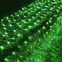 Dazzle Bright St. Patrick's Day 200 LED Net Lights, 9.8 FT x 6.6 FT Connectable Mesh Lights Clear Wire with 8 Lighting Modes, Christmas Decorations