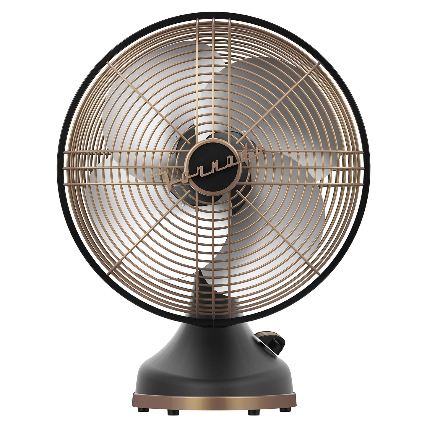 Vornado Silver Swan Alchemy Oscillating Vintage Fan, Gunmetal, Medium