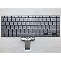 Senlinxiaowu Original New for ASUS Zenbook 14 Q407 q407i US Laptop Keyboard, Backlit, US English, Gray, 104 Keys, Plastic, Wired, QWERTY