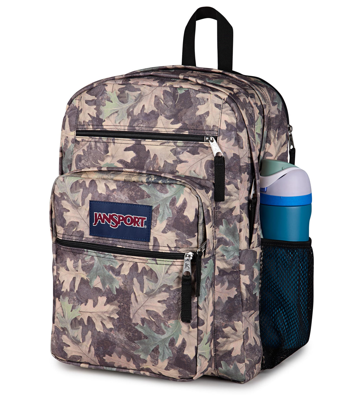 JanSport 34L Big Backpack - 15 Inch Laptop Sleeve, Woodland Camo