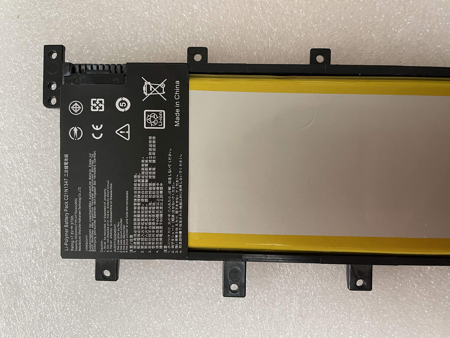 Powerforlaptop Laptop/Notebook Replace Battery for X555L X555LA X555LD X555LN X555LB X555LF X555LJ X555LP C21N1347 2ICP4/63/134 PP21AT149Q-1 F550